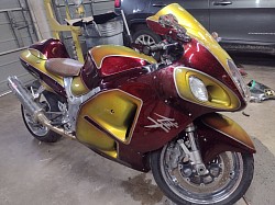 Hayabusa custom paint